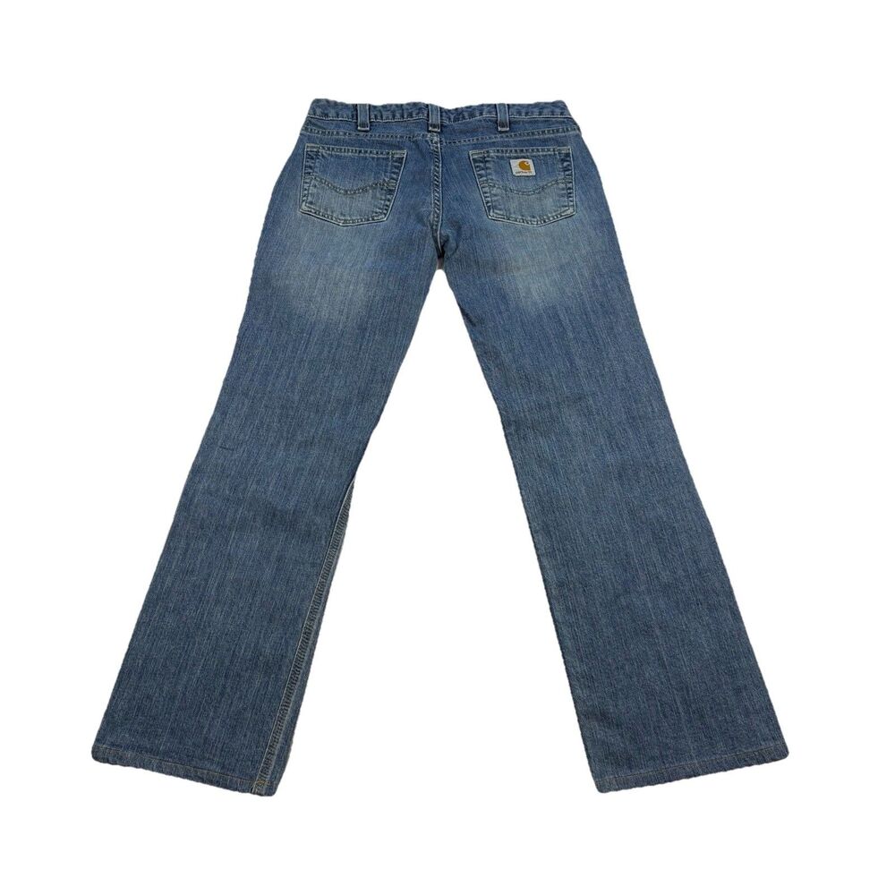 Carhartt Modern Fit Jeans Womens 27x32 Denim Blue 5 Pocket